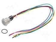 Switch: vandal resistant; Pos: 2; SPST-NO; 2A/48VDC; IP65; OFF-(ON) E-SWITCH