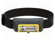 Torch: LED headtorch; 2.5h; L: 40mm; 200lm; IP65; 6000K; -10÷45°C SCANGRIP