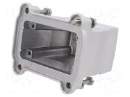 Enclosure for connectors: HDC; size 10B; for cable; IP65; EMC HARTING