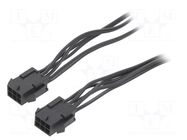 Cable; male-male; PIN: 6; 0.4m; 4A; Insulation: PVC; TLYp; 0.35mm2 ESPE