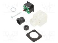 Accessories: plug for coil; IP65; natural (transparent); 230V DANFOSS