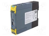 Module: safety relay; 24VDC; for DIN rail mounting; 3SK1; IP20 SIEMENS