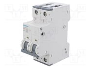 Circuit breaker; 230/400VAC; Inom: 16A; Poles: 2; Charact: B; 10kA SIEMENS