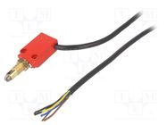 Limit switch; NO + NC; 10A; max.250VAC; lead 1m; IP66; -25÷70°C CROUZET