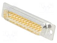 Connector: D-Sub; PIN: 25; plug; male; for cable; soldering Deltron AG