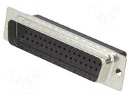 Connector: D-Sub; PIN: 50; plug; male; for cable; Type: w/o contacts Deltron AG