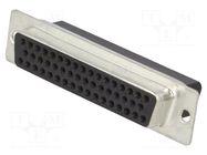 Connector: D-Sub; PIN: 50; plug; female; for cable Deltron AG
