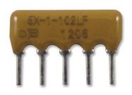 RESISTOR, NETWORK-4, 1K, 2%, SIP