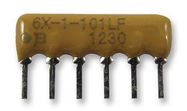 RESISTOR N/W, 5RES, 330 OHM, 2%, TH