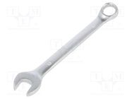 Wrench; combination spanner; 13mm; Chrom-vanadium steel; satin 