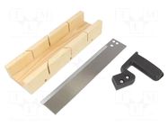 Mitre chest; Kit: woodcutting saw; 50mm PG TOOLS