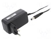 Power supply: switching; mains,plug-in; 12VDC; 1.5A; 18W; 85%; POSC POS