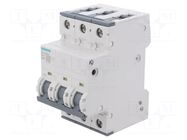 Circuit breaker; 230/400VAC; Inom: 32A; Poles: 3; Charact: B; 6kA SIEMENS