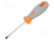 Screwdriver; slot; SL 4; 80mm PG TOOLS