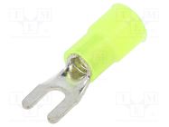 Tip: fork; M3,5; Ø: 3.7mm; 4÷6mm2; crimped; for cable; insulated BM GROUP