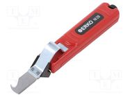 Stripping tool; 4÷28mm2; Wire: round; 170mm ERKO