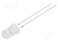 LED; 5mm; yellow/warm white; blinking; 3000÷4200mcd,7000÷8400mcd 