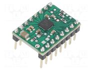 DRV8434S; SPI; 1.2A; Uin mot: 4.5÷48V; Uin log: 1.8÷5.5V; green POLOLU