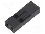 Connector: pin strips; plug; male/female; Mini-PV™; 2.54mm; PIN: 2 AMPHENOL COMMUNICATIONS SOLUTIONS