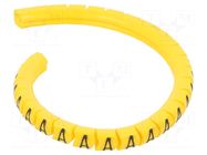 Markers; Marking: A; 1.3÷3mm; PVC; yellow; -30÷60°C; leaded; PA-02 PARTEX