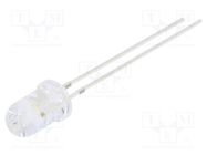 LED; 5mm; blue; blinking; 1560÷2180mcd; 30°; 3÷5VDC; Front: convex OPTOSUPPLY