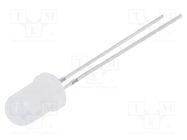 CRLED; 5mm; white warm; 4200mcd; 30°; Front: convex; 12V OPTOSUPPLY