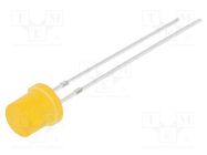 LED; 5mm; orange; 150mcd; 140°; Front: flat; 1.8÷2.6VDC; -30÷85°C OPTOSUPPLY