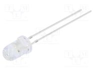 LED; 5mm; green; blinking; 5800÷7000mcd; 30°; 3÷5V; Front: convex OPTOSUPPLY