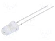 LED; green; 5mm; blinking; 5800÷7000mcd; 30°; 3÷5VDC; Front: convex OPTOSUPPLY