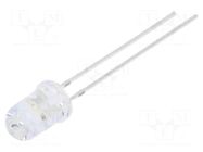 LED; red/blue; 5mm; blinking; 1560÷2180mcd,3000÷4200mcd; 30° OPTOSUPPLY