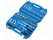 Wrenches set; 6-angles,socket spanner; Mounting: 1/2",1/4" HÖGERT TECHNIK