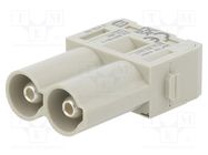 Connector: HDC; module; male; Han-Modular®; PIN: 2; 70A; 1000V HARTING