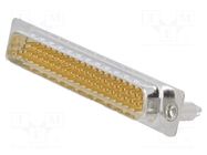 D-Sub HD; PIN: 26; socket; male; on PCBs,PCB snap; straight; THT Deltron AG