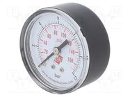 Manometer; 0÷12bar; non-aggressive liquids,inert gases; 50mm PNEUMAT