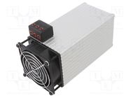 Heater; 500W; 230V; IP20; for DIN rail mounting; 35m3/h PLASTIM