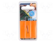 Drill bit; Ø: 0.5mm; high speed steel; Drill Bit: for metal; 2pcs. PG MINI