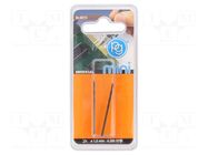 Drill bit; for metal; Ø: 1.5mm; high speed steel; 2pcs. PG MINI