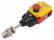 Safety switch: singlesided rope switch; NC x2 + NO x2; SRM; IP67 BERNSTEIN AG