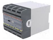 Module: safety relay; for DIN rail mounting; PLUTO; -10÷55°C ABB