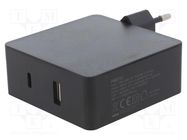 Power supply: switching; mains,plug; 5÷20VDC; 3A; 65W; Plug: EU LOGILINK