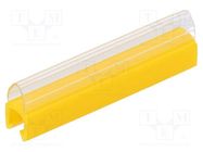 Markers; Marking: empty; 3÷4mm; PVC; yellow; -30÷60°C; push-in PARTEX