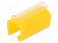 Markers; Marking: empty; 6÷7.2mm; PVC; yellow; -30÷60°C; push-in 