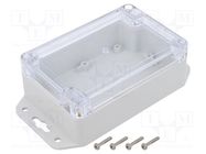 Enclosure: multipurpose; X: 80mm; Y: 120mm; Z: 45mm; ZP; ABS; gasket KRADEX