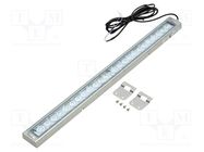 LED lamp; cool white; 2400lm; 6500K; 24VDC; IP66; 3m; -10÷50°C PATLITE