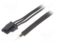 Cable; cables,female; PIN: 3; 0.6m; 4A; Insulation: PVC; TLYp ESPE