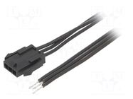Cable; male,cables; PIN: 3; 0.6m; 4A; Insulation: PVC; TLYp; 0.35mm2 ESPE