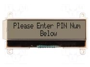Display: LCD; alphanumeric; COG,FSTN Positive; 20x2; RGB; LED; 1x8 NEWHAVEN DISPLAY INTERNATIONAL
