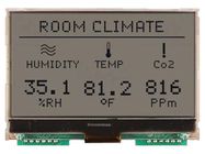 Display: LCD; graphical; 128x64; COG,FSTN Positive; RGB; LED; 1x7 NEWHAVEN DISPLAY INTERNATIONAL