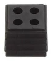 CABLE GROMMET, OPEN, TPE, BLACK