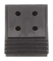 CABLE GROMMET, OPEN, TPE, BLACK